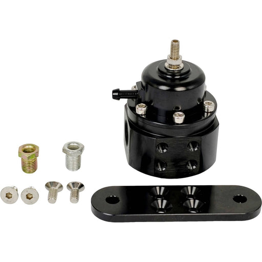 DURAFORCE 25-302BK Fuel Pressure Regulator Kit Gauge Port 1/8 In. NPT Inlet Outlet 25302BK
