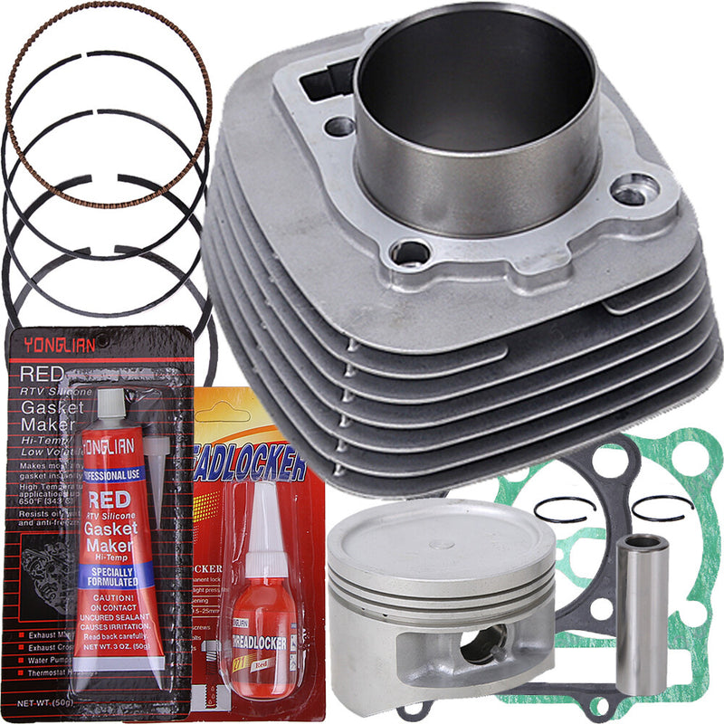 Cylinder Piston Top End Gasket Kit for Yamaha Big Bear 350 YFM350U 1996-1999