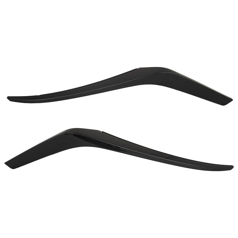 DURAFORCE Front Grille Molding Trims Gloss Black for Nissan Altima 2023-2025 LH RH