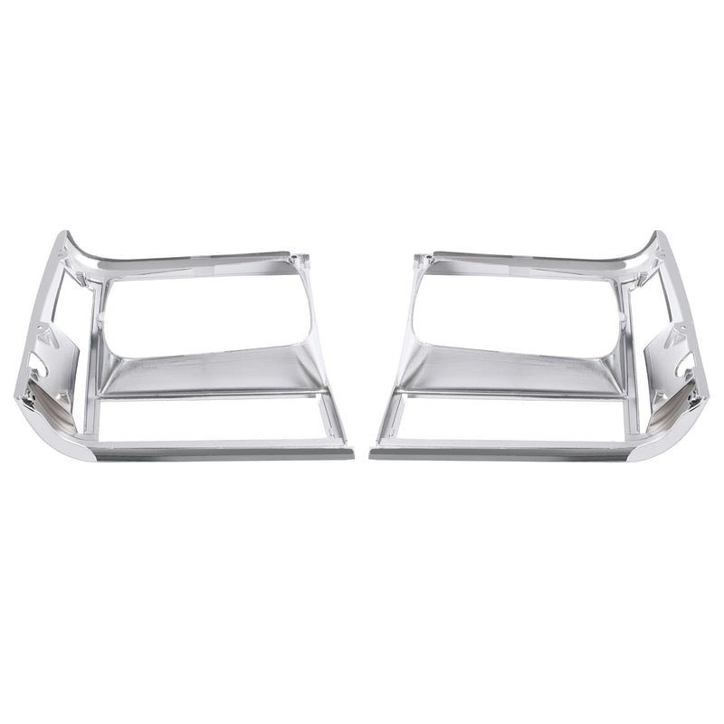 Headlight Bezel Trim for Jeep Cherokee 91-96 Comanche 91-92 Chrome 2PCS