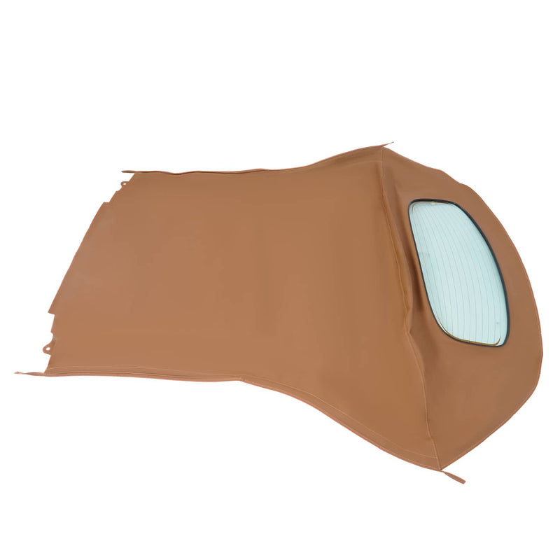 DURAFORCE Convertible Soft Top & Heated Glass Window for Toyota Solara 2004-2009 Brown