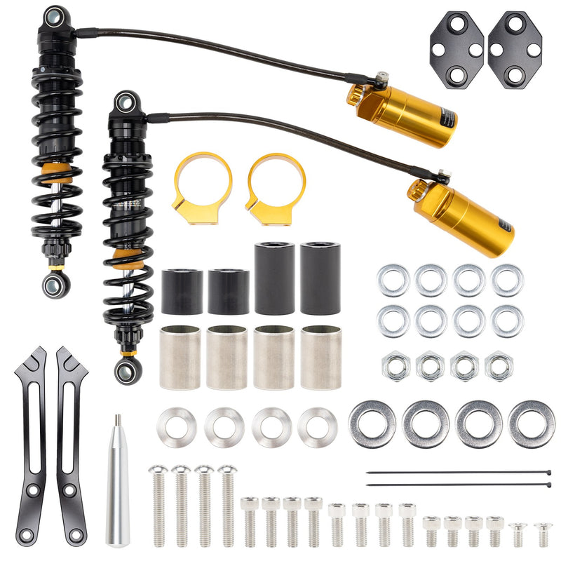 Remote Reservoir Rear Shock for Harley Electra Glide FLHT Suspension 2019-2022