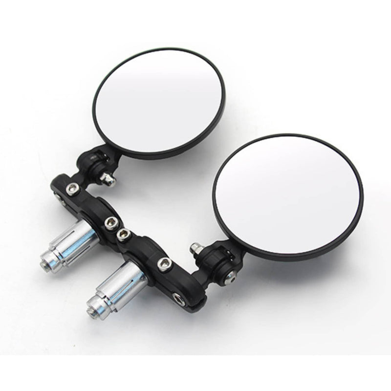 Pair Motorcycle Round 7/8" Handlebar Mirrors for Suzuki DRZ400SM DRZ400S