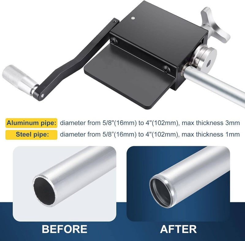 Bead Roller Tube Pipe Hose Intake Intercooler Piping Tool with Clamps 5/8