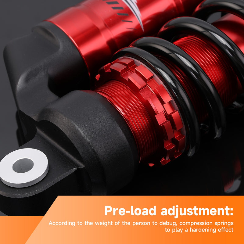 347mm Front Shocks for Honda Rancher 350 TRX350 TE TM FE FM 2000-2006