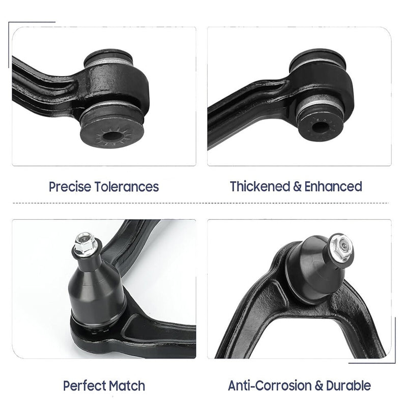 Front Upper Lower Control Arm Kit for Chevy Silverado 1500 4WD 1999-2006 13PCS