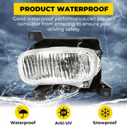 DURAFORCE Front Left Driving Fog Lamp Clear With Bulb Set for Toyota Tundra 2000-2006