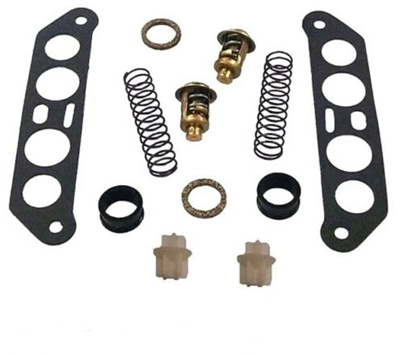DURAFORCE 18-3673 Thermostat Kit for Johnson for Evinrude 140HP 115HP 112HP 85HP