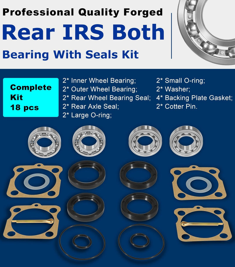 IRS Wheel Bearing Kit With Seals for Volkswagen VW Type 1 Bug Ghia 1968-1979