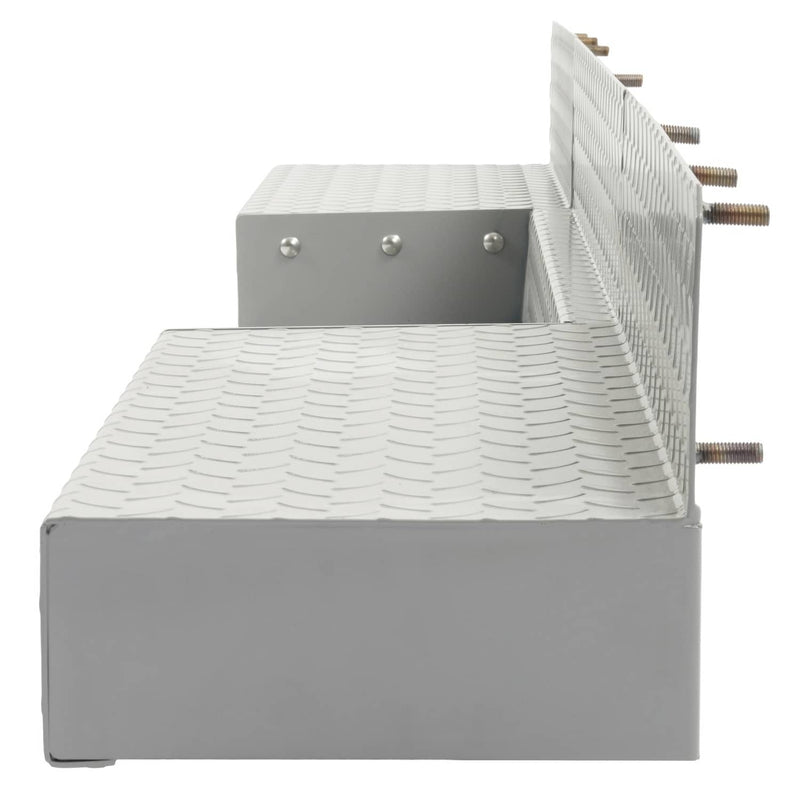 DURAFORCE Rear Step Bumper 83" Gray Universal Screw-On for Enclosed Utility Body