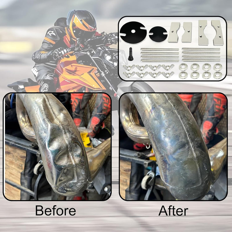 2-Stroke Exhaust Pipe Repair Kit for Husqvarna TC TE 125 250 300 Dent Removal