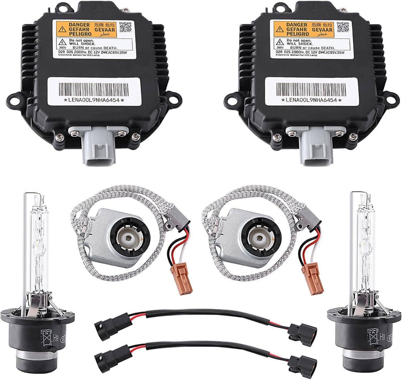 Xenon Ballast Igniter HID D2S Bulb Kit for Infiniti G35 G37 Q40 Q50 2 Set
