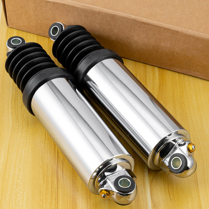 Road King FLHR Chrome Lowering 12" Air Shocks for Harley 1980-2017