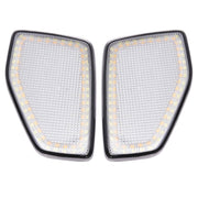 DURAFORCE Switchback LED Side Marker Signal Lights Clear Lens for HUMMER H3 2005-2010 Pair
