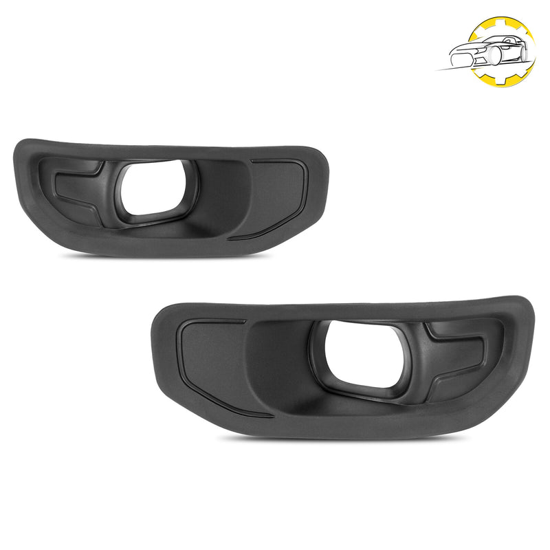Front Fog Light Lamp Bezel Kit for Ram 1500 2019-2024 Driver Passenger Side