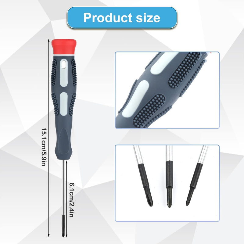 3x Steel Triwing Screwdriver Repair Tool Kit for Nintendo Switch Console Joy-Con
