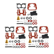 DURAFORCE 439076 398526 Carburetor Repair Kit Assembly for OMC BRP Johnson Evinrude 3 Pcs