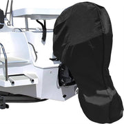 DURAFORCE Boat Motor Cover High Density Waterproof Outboard Engine 30-60 HP Black