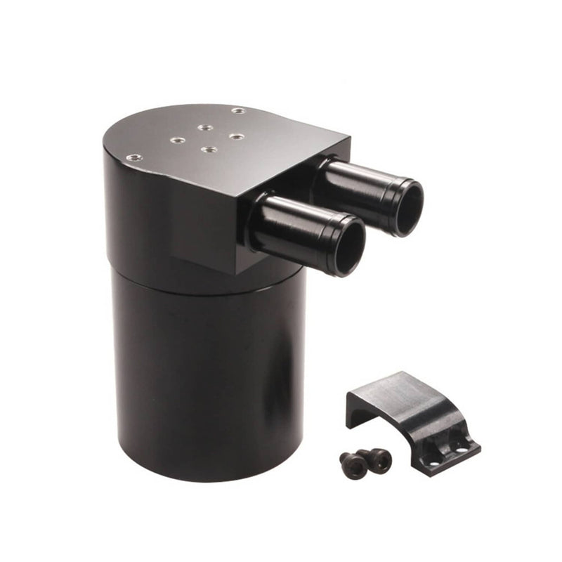 Billet Aluminum Black Baffled Oil Catch Can Tank for BMW N54 335i 535i