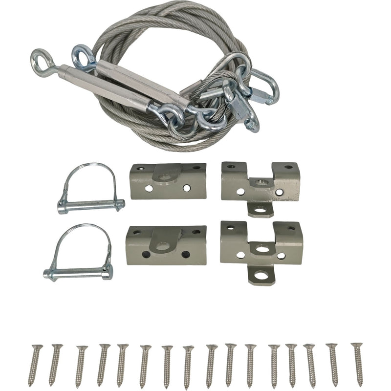 Conversion Cable Kit for Toy Hauler Patio Door for RV Rear Ramp Door 109 Inch
