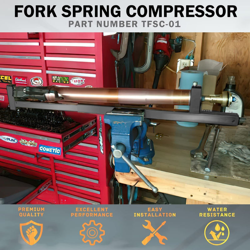 TFSC 01 Fork Spring Compressor Tool for Most Current Sport Bikes & Road Racers