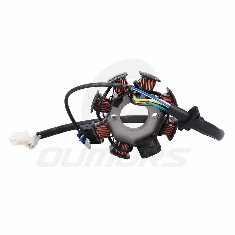 8 Pole Coil Magneto Stator for GY6 125cc 150cc Scooter ATV Moped 5 Wires