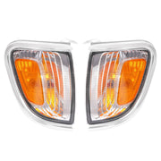 DURAFORCE Headlights Corner Signal Lights With All Bulbs for Toyota Tacoma 2001-2004 Pair