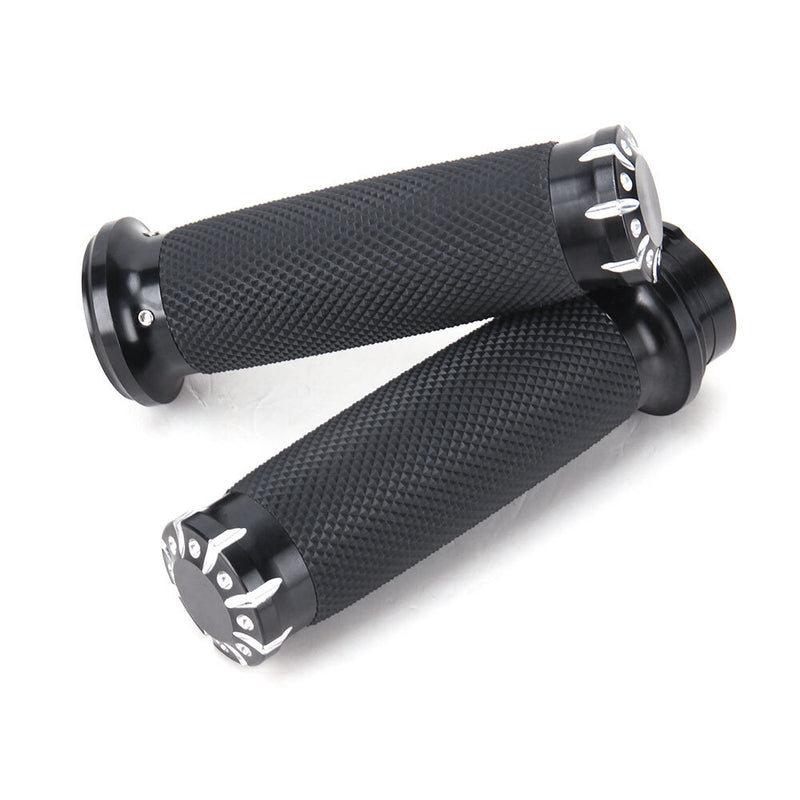 Motorcycle 1" Handlebar Hand Grips for Harley Touring Softail Dyna Sportster XL