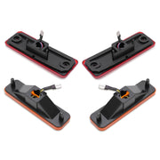 DURAFORCE Amber/Red LED Side Marker Parking Lights Set for El Camino & Caballero 78-87