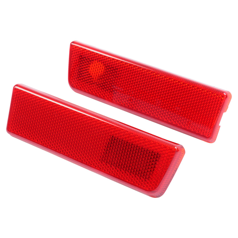 Rear Red Bumper Side Marker Lights Lamp Reflector for Ford Transit Connect 10-13