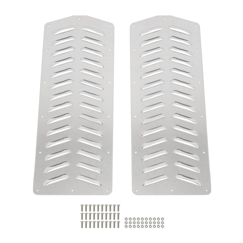 DURAFORCE Universal Car Parts Hood Louver Vent Panel Set Hood Cooling Kit
