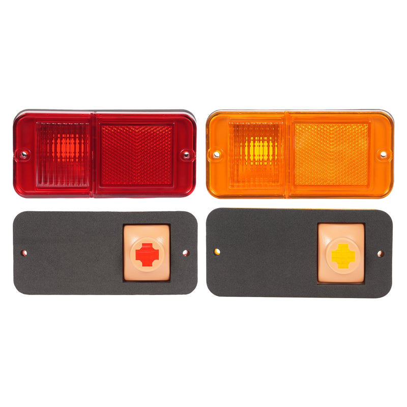 Front Rear Side Marker Lights for Chevrolet and GMC C/K Pickup Trucks 1968-1972