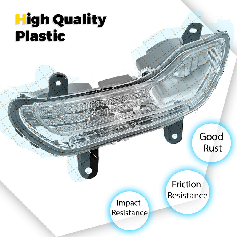 Pair Front Fog Light Bumper Lamps Left Right for Ford Escape Kuga 2013-2016