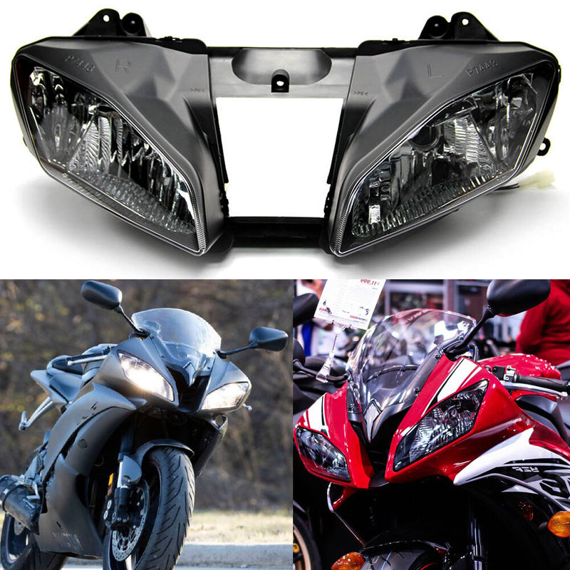 Front Headlight Upper Fairing Stay Bracket Set for Yamaha YZF R6 2008-2016