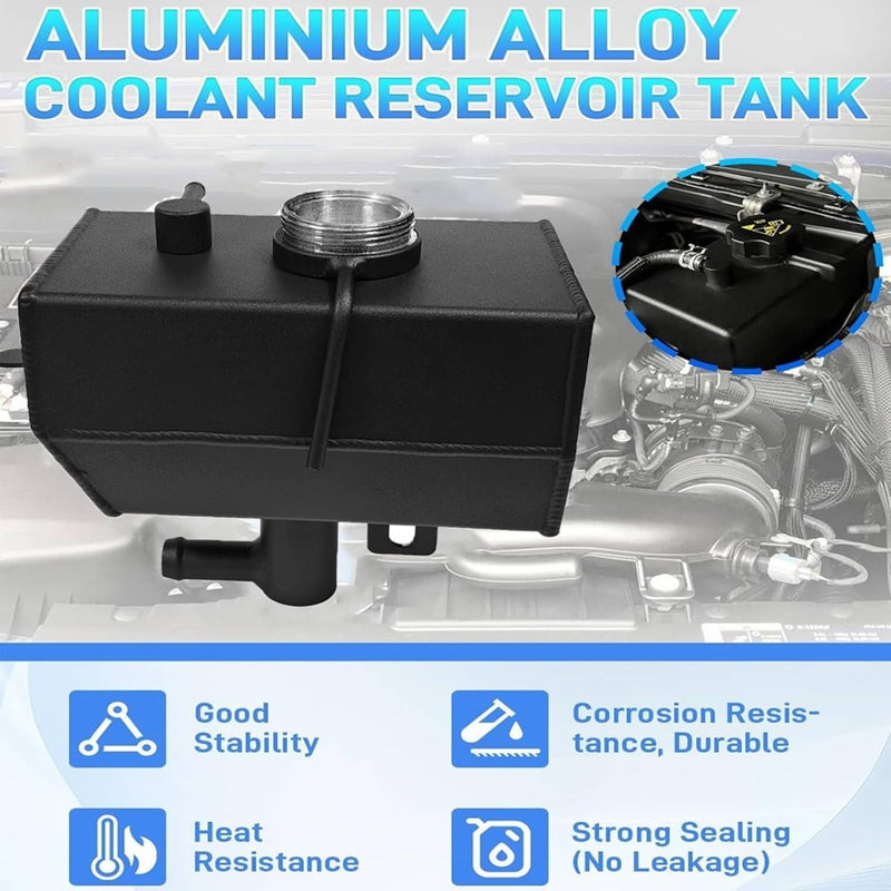 Aluminum Engine Coolant Reservoir 68364312AC for 18-24 Jeep Wrangler JL 2.0L