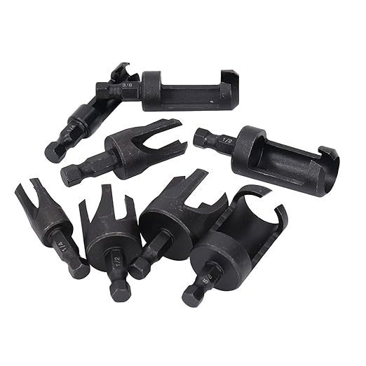 8x Wood Plug Cutter Drill Bit 1/4 Hex Shank Cutting Tool 1/4" 3/8" 1/2" 5/8