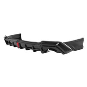 DURAFORCE Rear Bumper Diffuser Corner Spat With LED Light for Honda Civic 22-26 Black