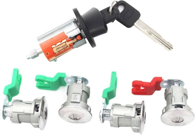 Ignition & Door Lock Cylinder Keyed Alike for Ford Econoline E150 E250 E350