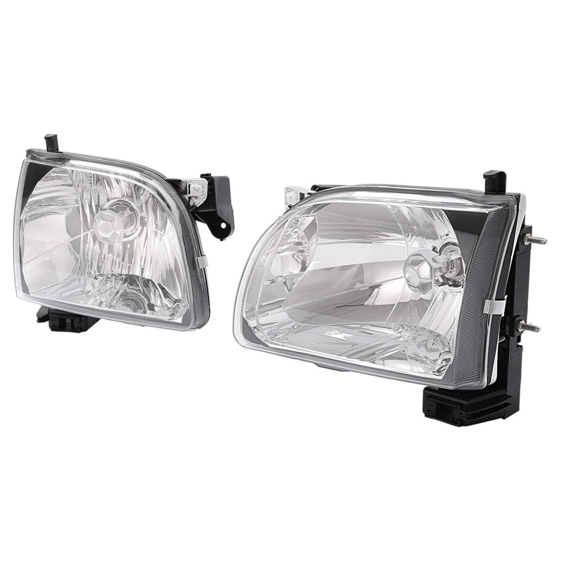 DURAFORCE Headlights Headlamps W/Bulb Driver Passenger for Toyota Tacoma 2001-2004