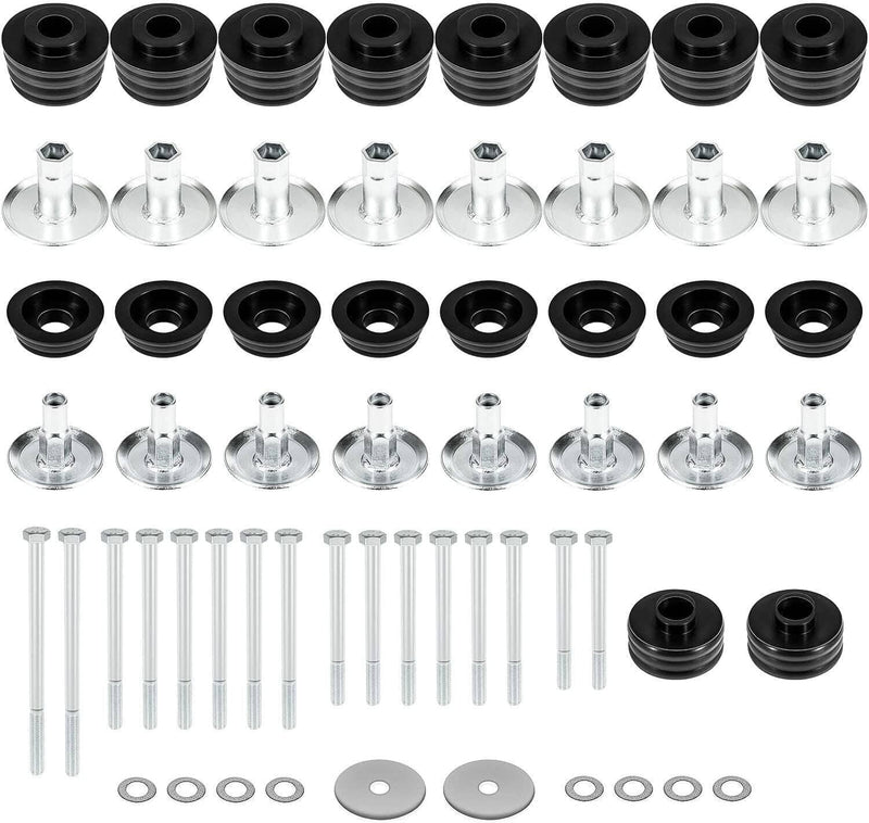 KF04060BK Body Cab Mount Bushing Kit for Ford F250 F350 Super Duty 2/4WD 2008-16