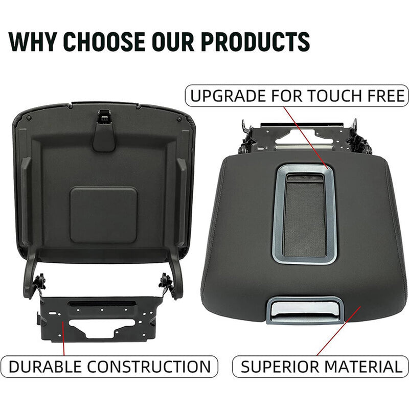 Leather Center Console Armrest Lid for Chevrolet Tahoe 2015-2019 0227083AA
