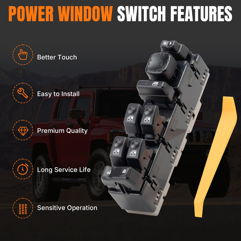 15883429 Master Power Window Control Switch Module for Hummer H2 2003-2007