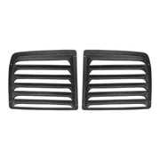 DURAFORCE Rear Window Louver for Chevy Express And for GMC Savana Van 1997-2017 Set Of 2