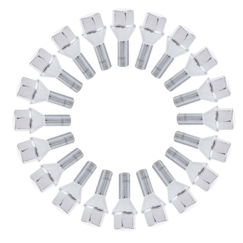 12x1.25 Wheel Lug Nuts 20PCS for Jeep Cherokee Compass Dodge Dart Chrysler 200