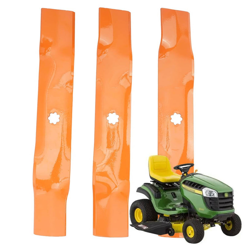 GY20852 Mower Deck Blade 3 Pack for John Deere D140 E140 D160 48 Inch