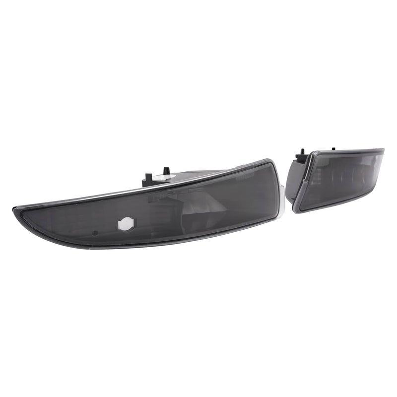DURAFORCE Black Turn Signal Bumper Parking Lamps for Chevy Camaro 1993-2002