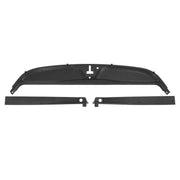 DURAFORCE Rear Inner Window Trim Set for Chevrolet Corvette Coupe Black 1984-1996