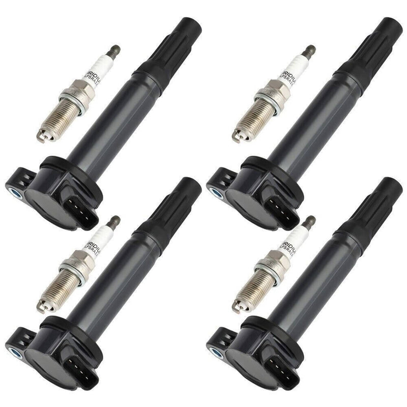 UF487 Ignition Coil Spark Plug for Toyota Camry RAV4 Avalon L4 2.5L 09-19 4PCS