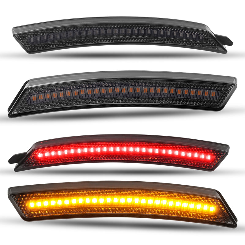 Front Rear Full LED Fender Side Marker Lights for Mini Cooper R55 R56 R57 07-16