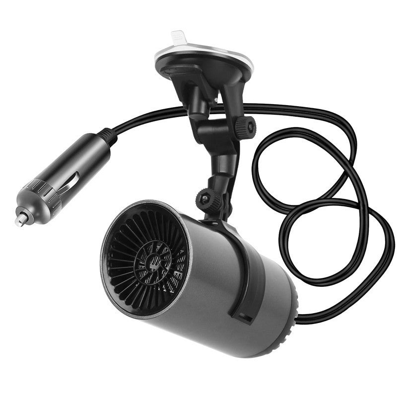 Portable Electric Car Heater Hot Air Defogger Defroster with Windshield Holder